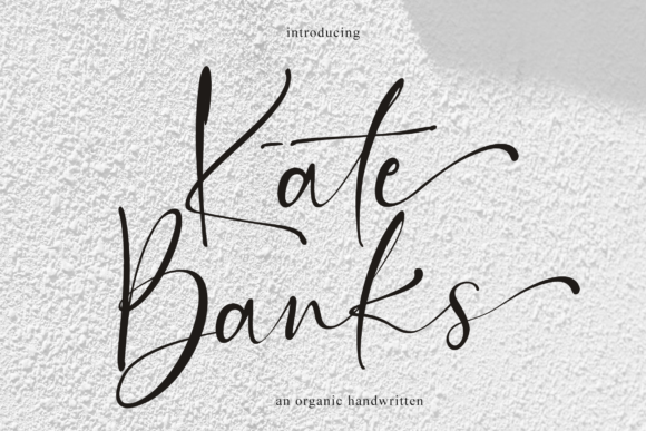 Kate Banks Font Poster 1