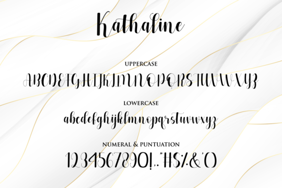 Kathaline Font Poster 8