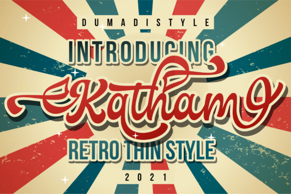 Katham Font Katham Font Poster 1
