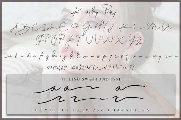 Kathy Perry Font Poster 13