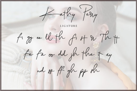 Kathy Perry Font Poster 14