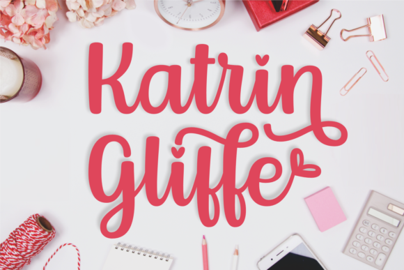 Katrin Gliffe Font Poster 1