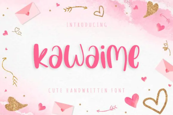 Kawaime Font Kawaime Font Poster 1