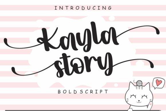 Kayla Story Font Poster 1