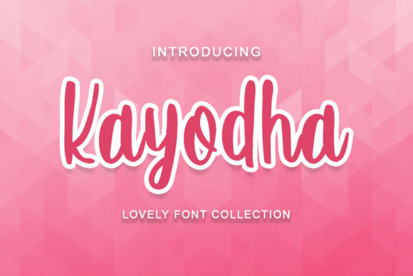 Kayodha Font Poster 1