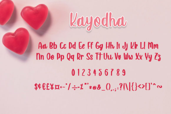 Kayodha Font Poster 5