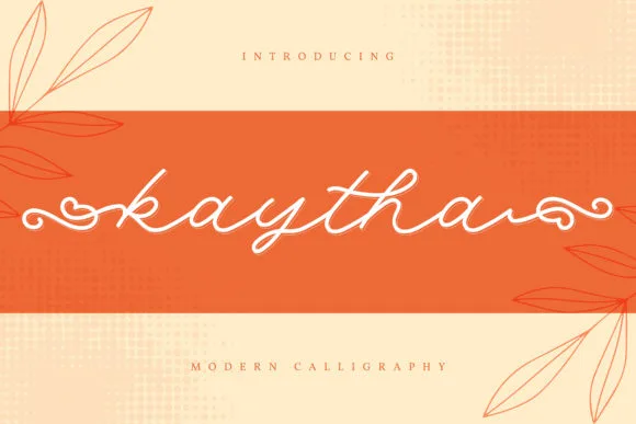 Kaytha Font Poster 1