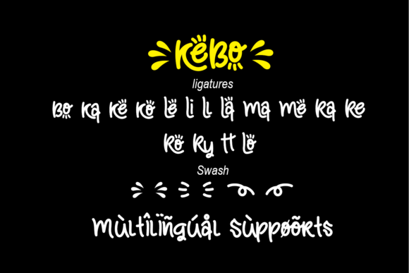 Kebo Font Poster 8