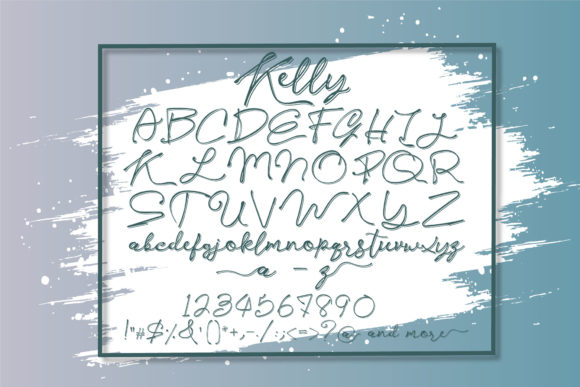 Kelly Collections Font Poster 7