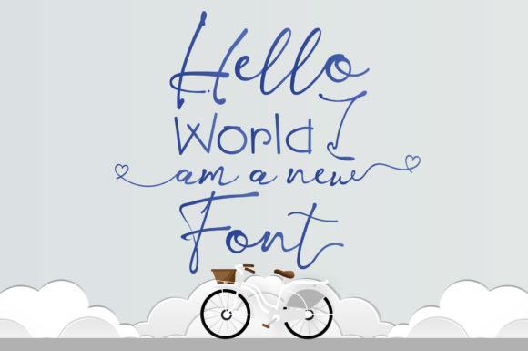 Kelly Signature Font Poster 2