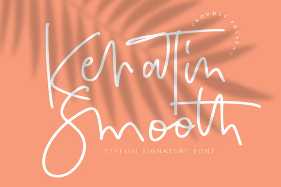 Keratin Smooth Font Poster 1