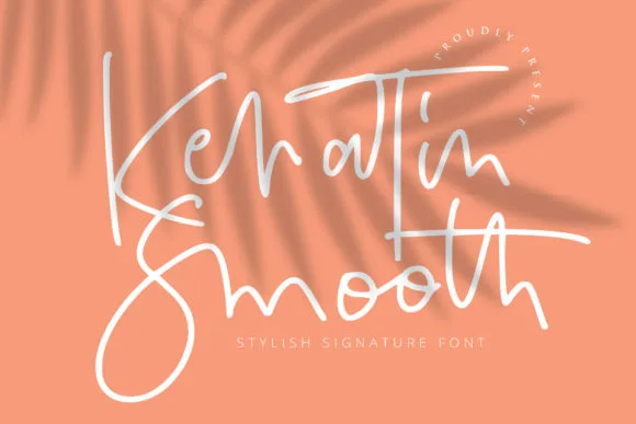 Keratin Smooth Font Keratin Smooth Font Poster 1