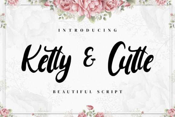Ketty & Cutte Font Poster 1