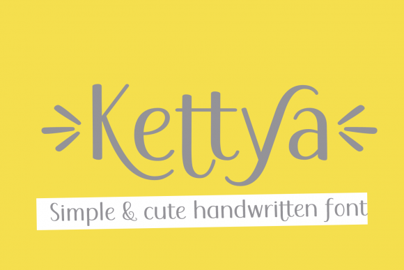 Kettya Font Poster 1