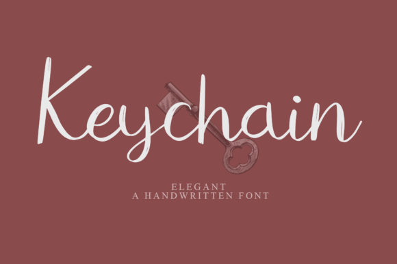Keychain Font Poster 1