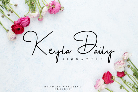 Keyla Daily Font Poster 1