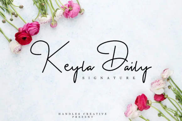 Keyla Daily Font Keyla Daily Font Poster 1