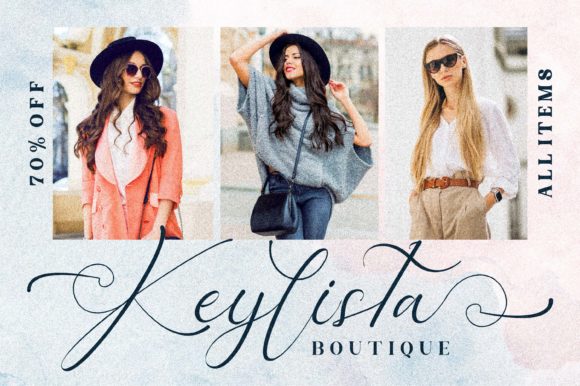 Keylista Robin Font Poster 9
