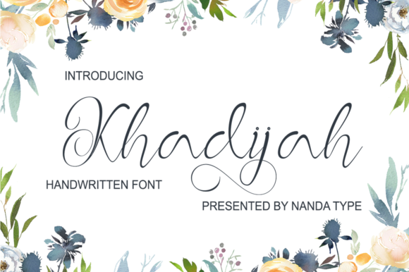 Khadijah Font Poster 1