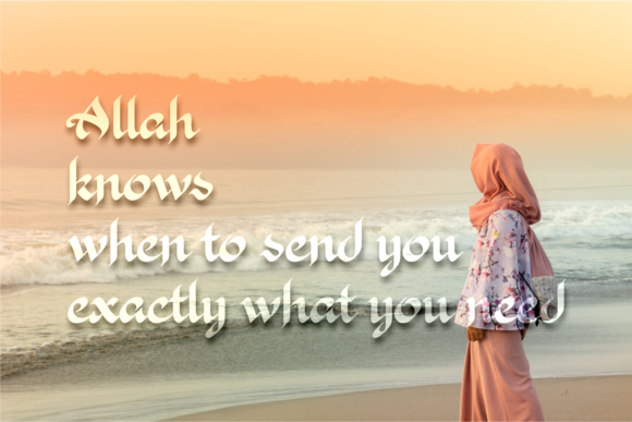 Khaleefa Font Poster 3