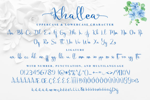 Khallea Font Poster 10