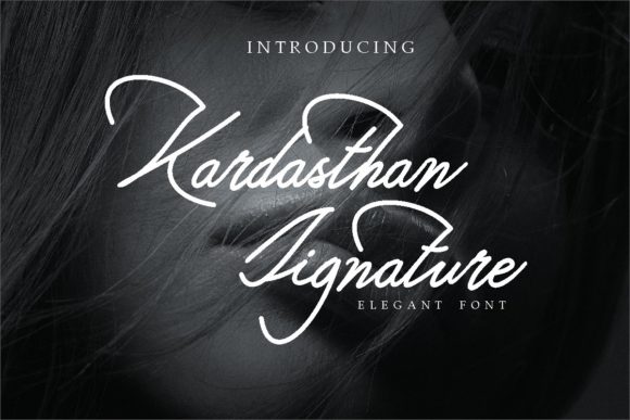 Khardasthan Signature Font Poster 1