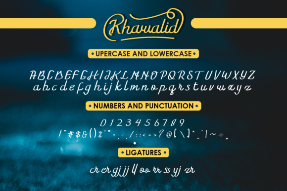 Khawalid Font Poster 4