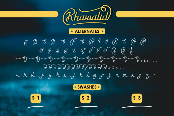 Khawalid Font Poster 5