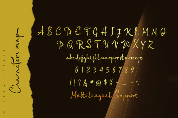 Khiara Font Poster 2