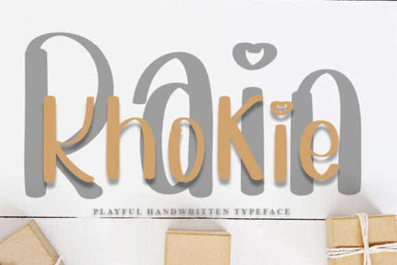 Khokie Rain Font Poster 1