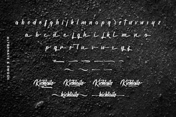 Kicktails Font Poster 8