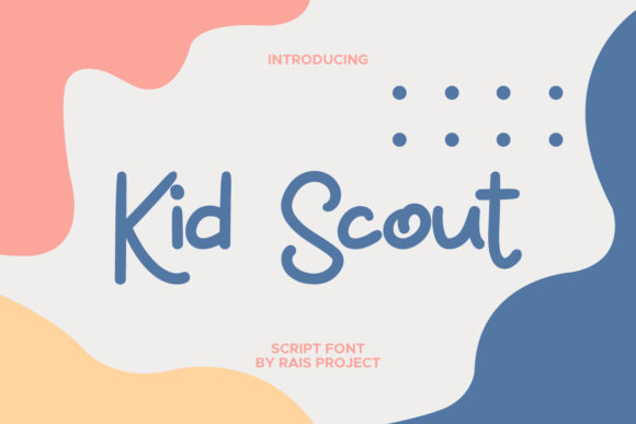 Kid Scout Font Poster 1