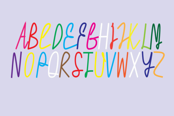 Kids Font Poster 4