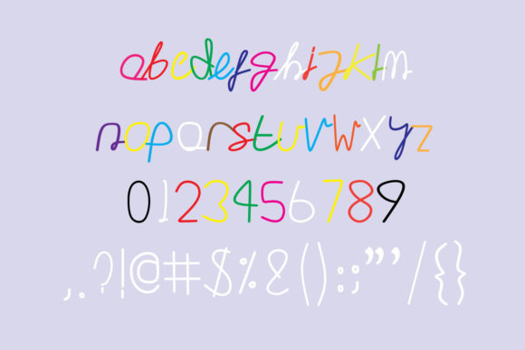 Kids Font Poster 5