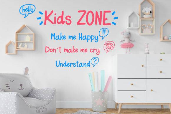 Kids and Baby Font Poster 4