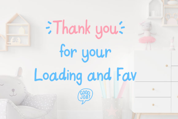 Kids and Baby Font Poster 5