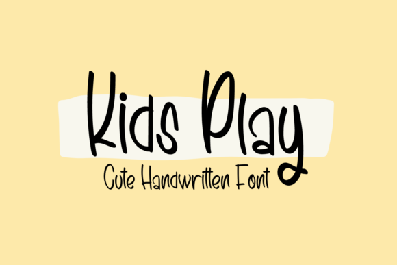 Kids Play Font