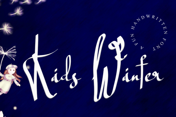 Kids Winter Font Kids Winter Font Poster 1