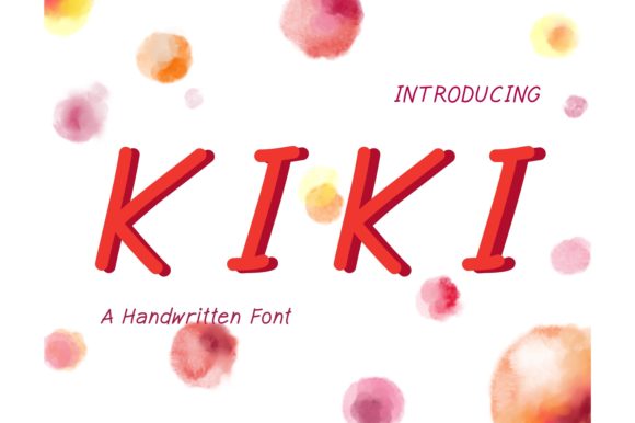 Kiki Font Poster 1