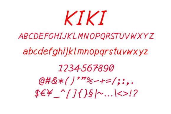 Kiki Font Poster 8
