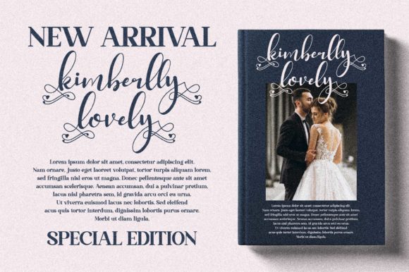 Kimberlly Lovely Font Poster 14