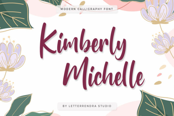 Kimberly Michelle Font Poster 1