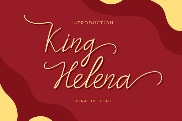 King Helena Font Poster 2