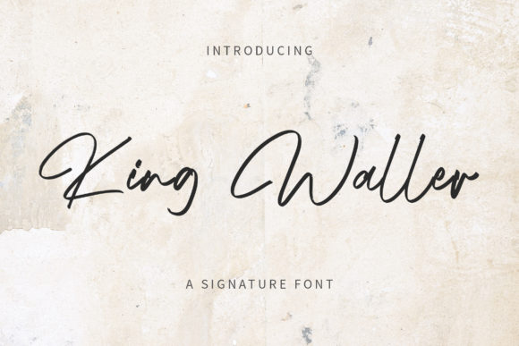 King Waller Font