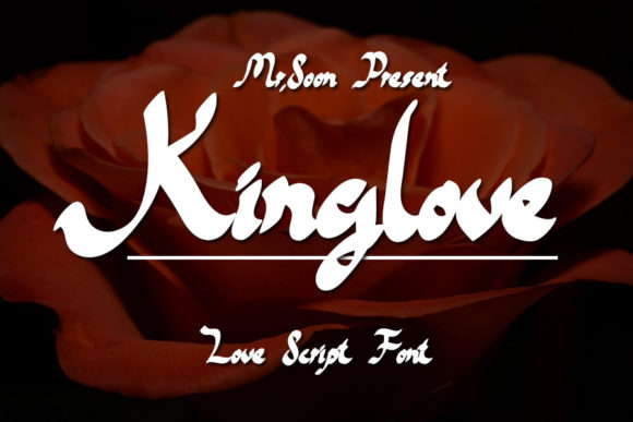 Kinglove Font Poster 1