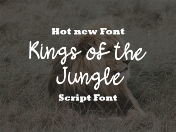 Kings of the Jungle Font