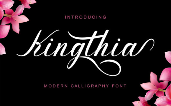 Kingthia Font Poster 1