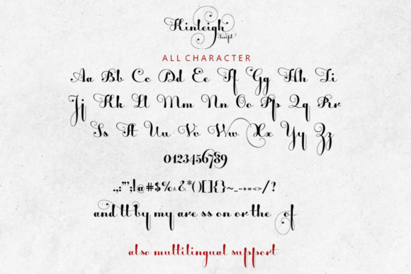 Kinleigh Font Poster 4