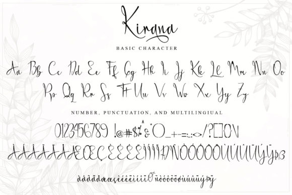 Kirana Font Poster 7