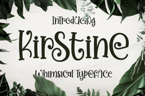 Kirstine Font Poster 1